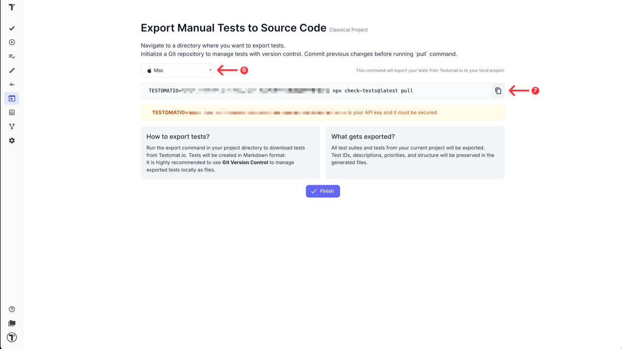 Testomatio - Export to markdown