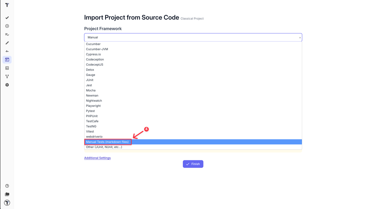 Testomatio - Import from markdown